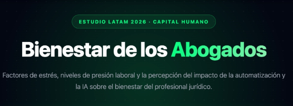 Reporte: Bienestar del abogado