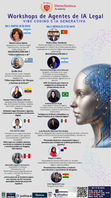 Workshops de Agentes de IA Legal, Vibe coding e IA generativa